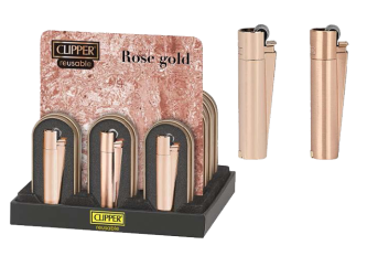 Clipper + étui Rose gold
