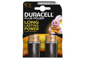 Blister de 2 piles plus Duracell power LR14