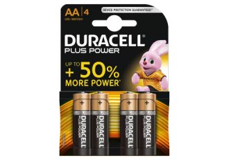 Blister de 4 piles Duracell plus power LR06