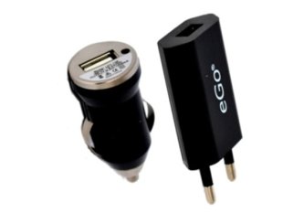 Adaptateur chargeur-voiture eGo noir