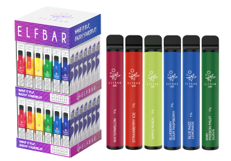 120 Puffs Elfbar + Présentoir vide gratuit