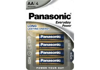 Boite de 12 blisters de 4 piles Panasonic LR06