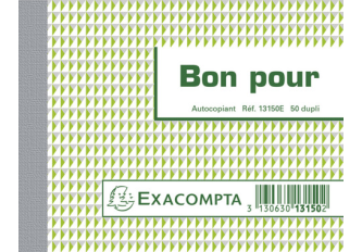 Carnet de bon + duplicata