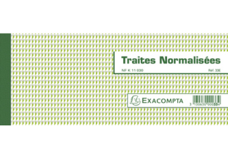 Carnets de traites normalisées