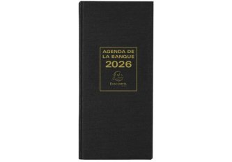 Agenda journalier Banquier Long Euro & Cents