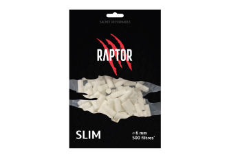 B.20 Sachets 500 Filtres slim Raptor