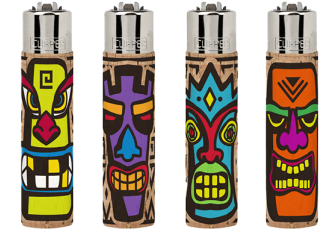 P.30 Briquets Angry Tikis