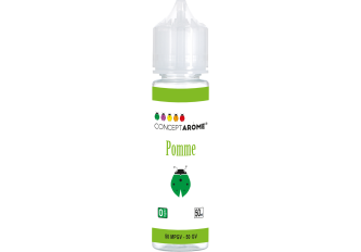 FL 50ML POMME 0MG