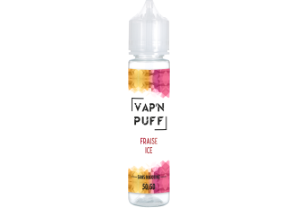 FL 50ML VAP'N PUFF FRAISE ICE 0MG