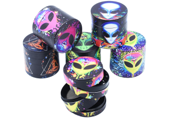 Boite 4 Parties 50 x 37 mm Alien