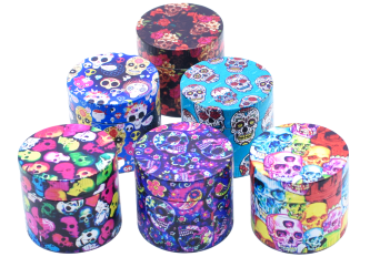 Boite 4 Parties 50 x 37 mm Color Skull