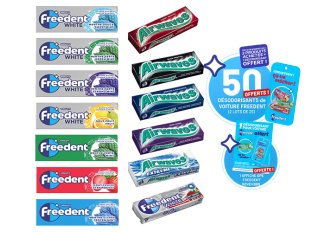 C.18 Boîtes Freedent et Airwaves