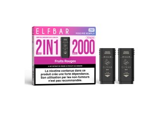 B.10 Pods x2 Elfbar 2en1 fruits rouges 10mg