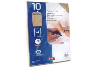 P.10 Enveloppes kraft à soufflet