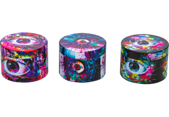 Broyeur 4 parties 50 x 37mm Eyes Print