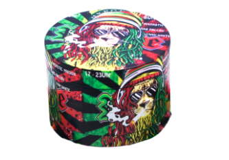 Boite 4 Parties 50 x 37 mm Alien Rasta