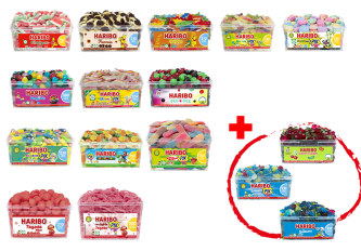 Colis 13+3 Tubos Haribo Vrac