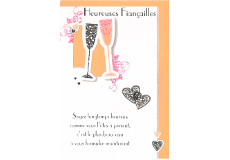 P.6 Cartes Heureuses Fiançailles