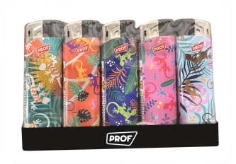 L.50 Briquets Piezo Tropiccal Lizards