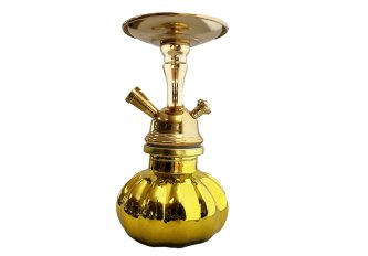 Narguilé 25 cm – Finition Gold – 1 Tuyau