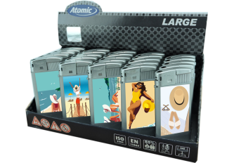 L.25 Briquets Piezo Large Plage