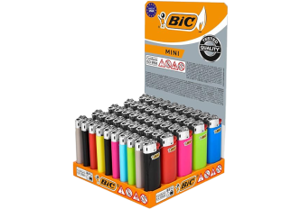 B.50 Briquets BIC J25 uni +10 points par barquette