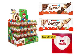 3 boîtes Kinder + 1 Sac Offert