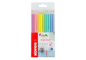 B.12 Crayons de couleur Kolores Pastel