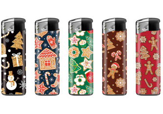 Briquet piezo Christmas Design