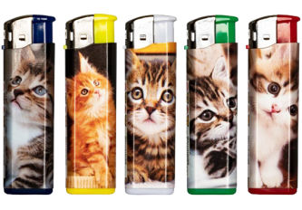 Briquet piezo Chat