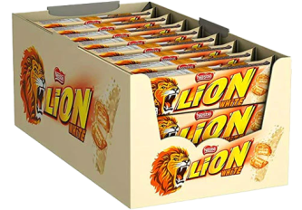 B.24 Barres Lion Chocolat Blanc