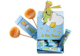 B.120 Sucettes Petit prince au caramel