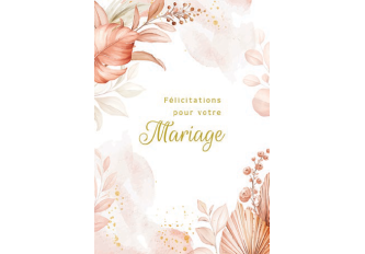 P.6 Carnets Mariage feuilles