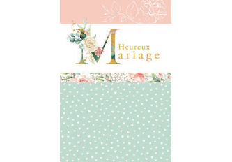 P.6 Carnets Mariage Roses