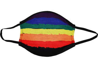 Lot de 5 masques textile décor Rainbow
