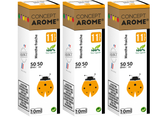 3x10ML MENTHE FRAICHE 11MG