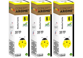 3x10ML MENTHE FRAICHE 6MG