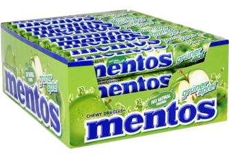 B.40 Rouleaux Mentos Pomme