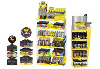 Colis Clipper assortis + présentoir