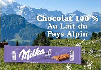B.48 Barres Milka chocolat au lait