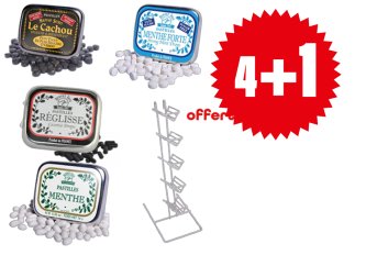 PROMO 4+1 Mountain Secret + Presentoir