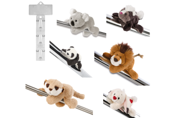 L.30 Peluches Magnici 12 cm + Clip Strip