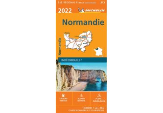 Carte routière de Normandie