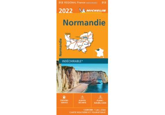 Carte routière de Normandie