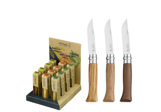 P.12 Couteaux Opinel N°8 - 3 essences