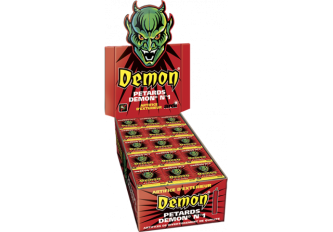 Boite de 150 paquets de 8 pétards Demon n°1