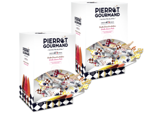 Colis 200 sucettes Pierrot Gourmand