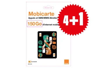 PROMO 4+1 | Carte SIM Orange