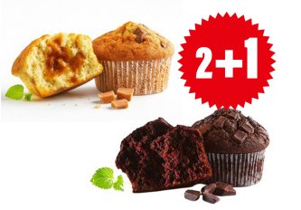 2+1 | B.16 Muffins Chocolat ou Caramel