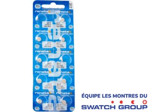 B.10 Piles Renata bouton 317